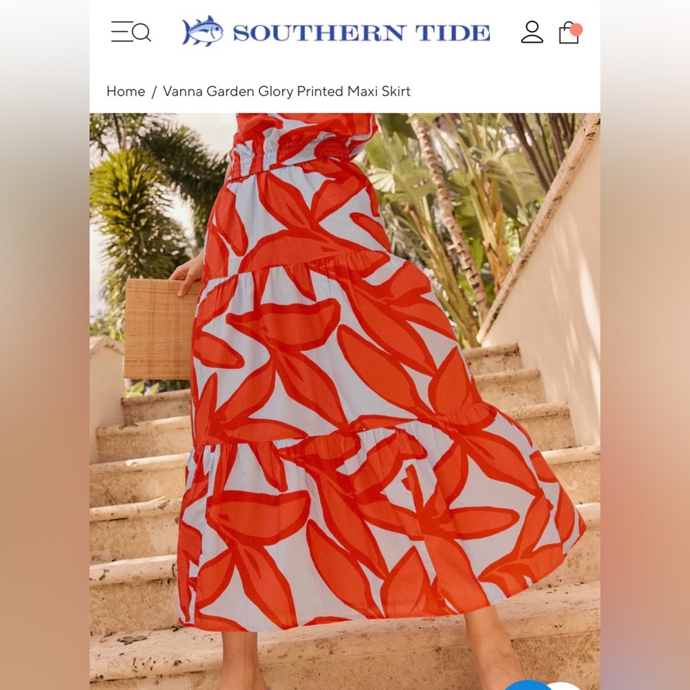 Southern Tide Garden Glory Maxi Skirt